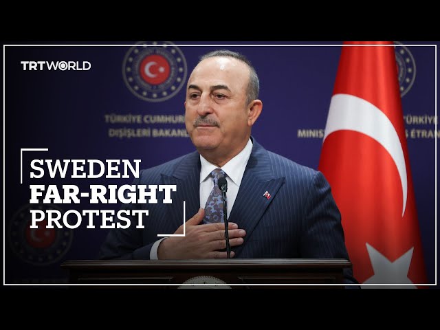Turkish FM: Stockholm far-right protest is a 'racist and horrendous move'