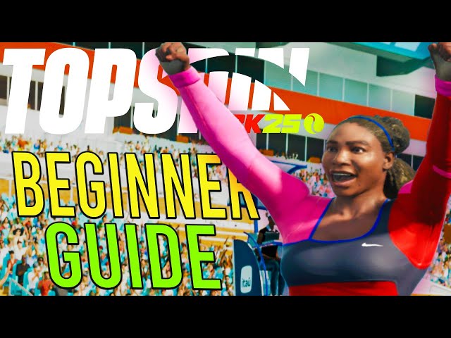 TOPSPIN 2K25: IMPORTANT Tips you should know!