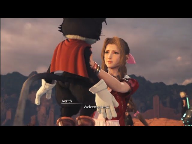 Aerith Picks Up Cait Sith Final Fantasy 7 Rebirth Chapter 13 Ending