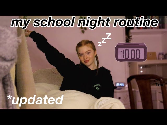 My Updated School Night Time Routine | Ruby Rose UK