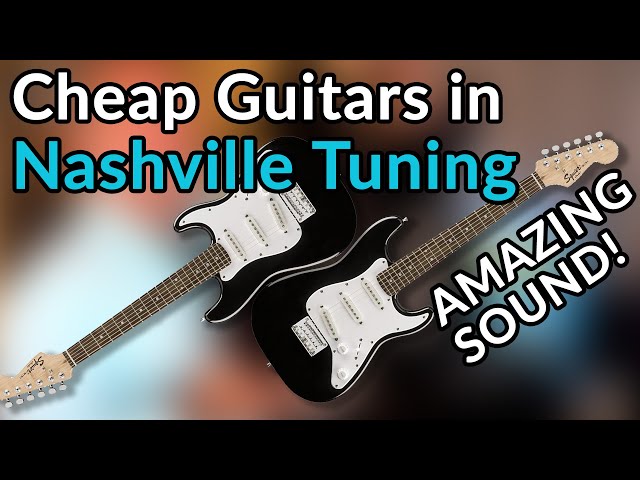 SQUIER MINI in NASHVILLE TUNING: Cheap guitar adds gorgeous CHIME and SHIMMER