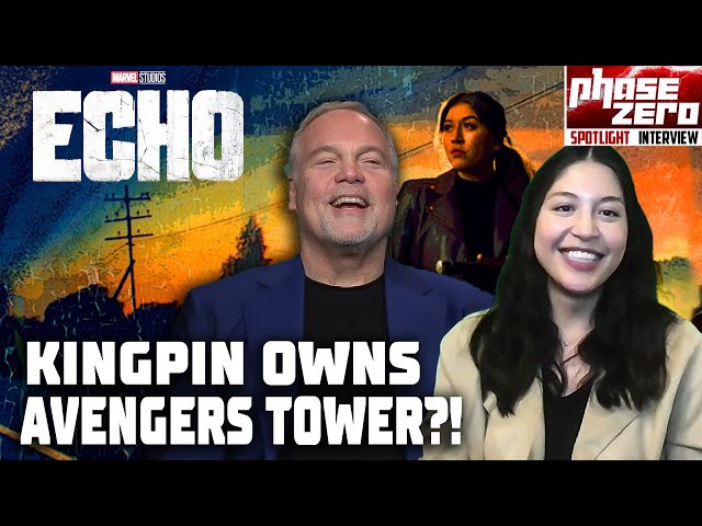 Kingpin Owns Avengers Tower?! ECHO Cast Interview! Vincent D'Onofrio, Alaqua Cox