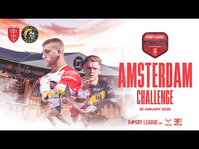The RugbyLeague.com Amsterdam Challenge is HERE! 🇳🇱🏉🎸🪩