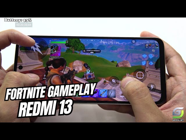 Xiaomi Redmi 13 Fortnite Gameplay | Helio G91 Ultra