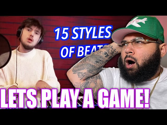 Quadeca is back! 15 Styles of Rap Beats! (Drake, NF, Tyler The Creator, Weeknd) - Reaction