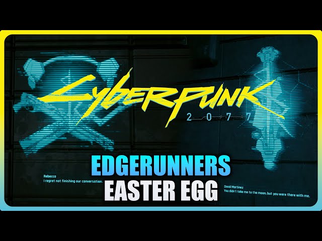 Cyberpunk 2077 - NEW David Martinez Edgerunners Easter Egg (Patch 2.0)