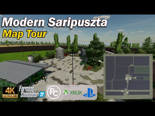 Modern Saripuszta | Map Tour | Farming Simulator 22