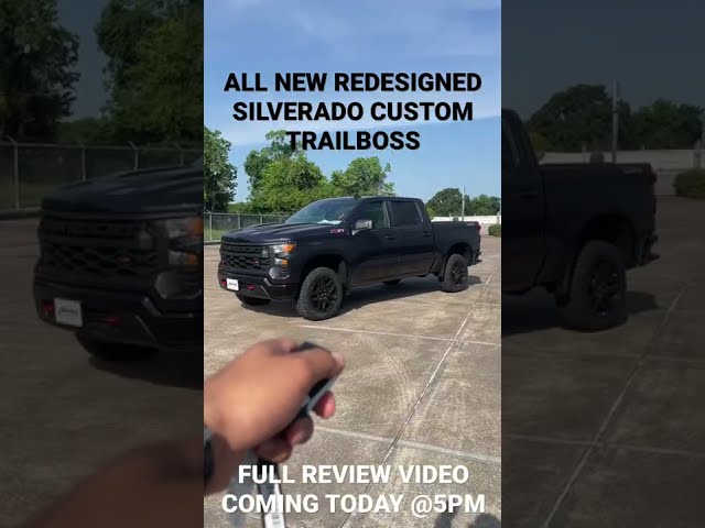 All new redesigned Silverado Custom Trail-Boss