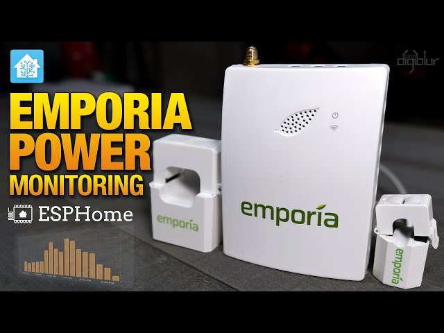 Emporia Vue Power Monitoring Review | HOW TO w/ ESPHome & Home Assistant
