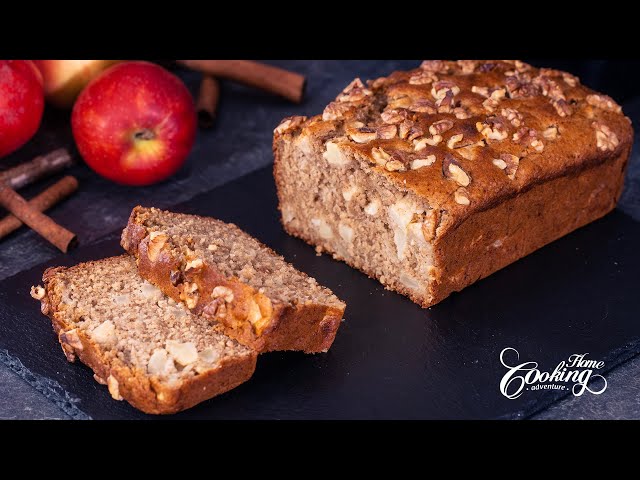 Apple Oatmeal Bread - Healthy Refined Sugar-Free Apple Bread