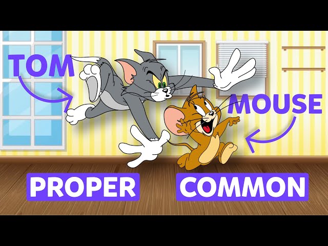 Common and Proper Nouns for Kids - English Grammar For Kids