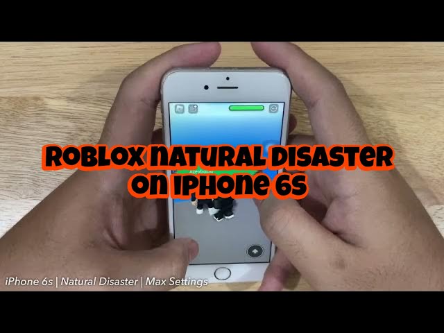 Roblox Game Test on iPhone 6s