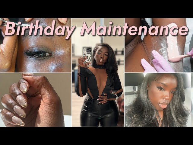 Spending a BAG on my birthday maintenance!! Hair, lashes, nails, wax and more || Simone Nicole VLOG