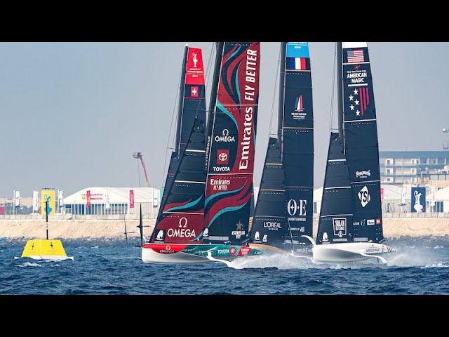 EMIRATES TEAM NEW ZEALAND DOMINANT ON DAY 2, TO QUALIFY FOR MATCH RACE FINAL
