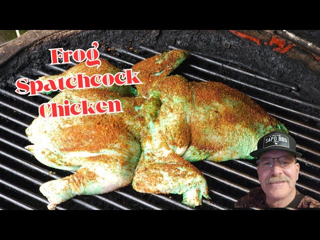 How to BBQ a FROG aka Spatchcock Chicken @001SapoBBQ