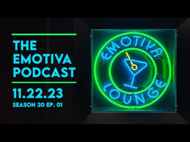 First video podcast, Black Friday Sale, Holiday Sale, & much more! | Emotiva Audio Podcast 11.22.23