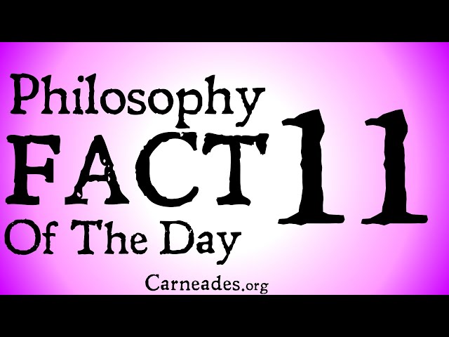 Philosophy Fact of the Day 11 #Shorts