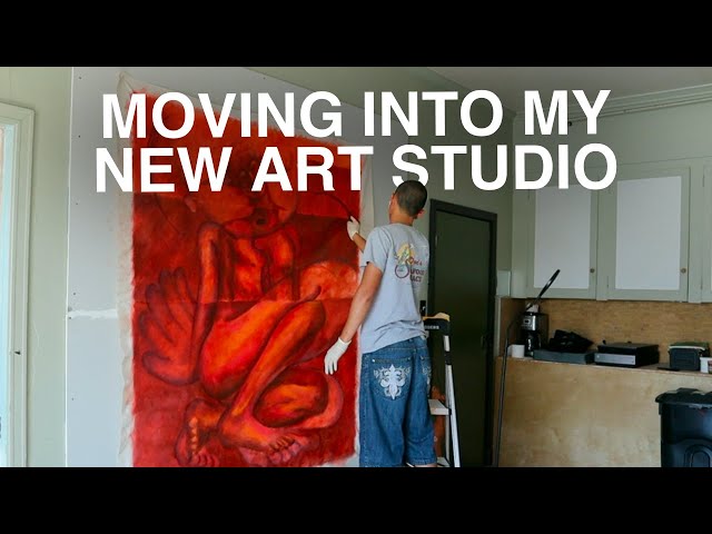 Moving into My New Art Studio // painting, renovating, and life updates 🌱