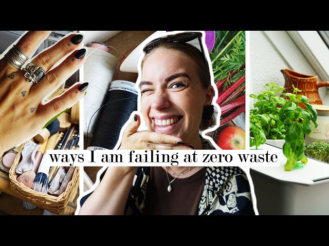 exposing my recent zero waste fails, and celebrating my zero waste wins