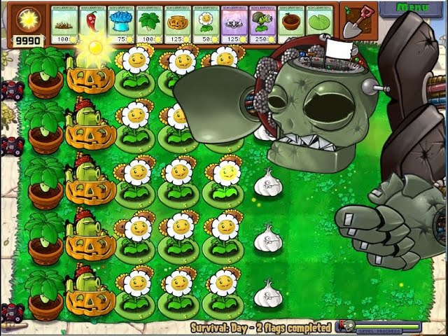 1 Cattut vs ALL Zombies Gigargantuar Dr.Zombos PLANTS VS ZOMBIES HACK Game mod