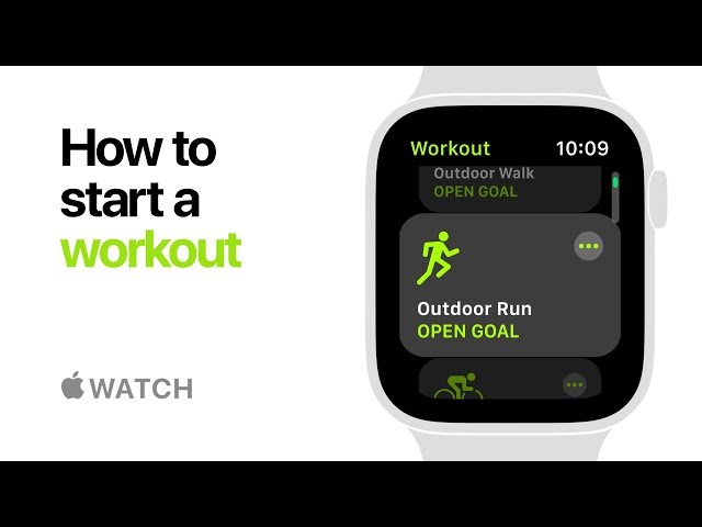 Apple Watch Series 4 — How to Start a Workout — Apple