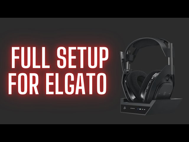 ASTRO A50 X | CABLE SETUP TO RECORD AUDIO WITH ELGATO