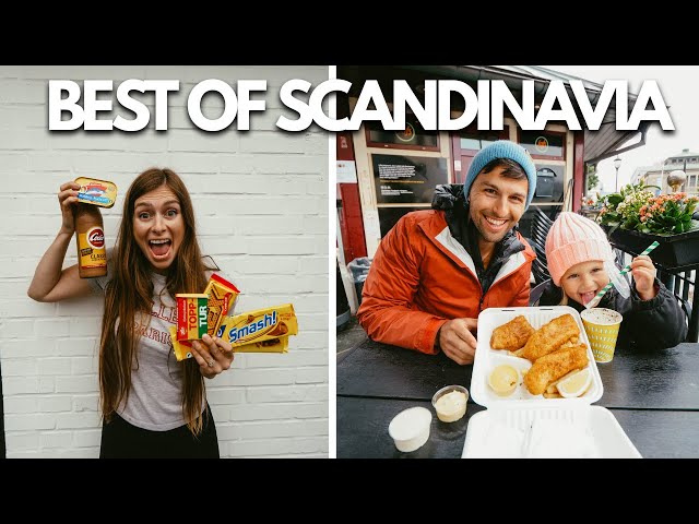 Americans Taste Test Popular Scandinavian Street Food & Supermarket Items!