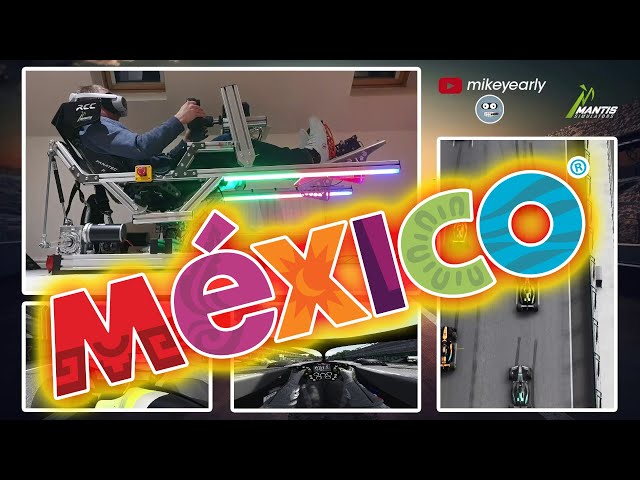 Quick 3-lap blast of the Mexico GP in the Mantis FS2 2 DOF motion simulator