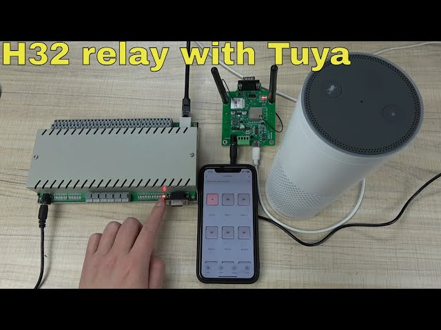 how to use H32 controller with Tuya and voice control by TCP connection