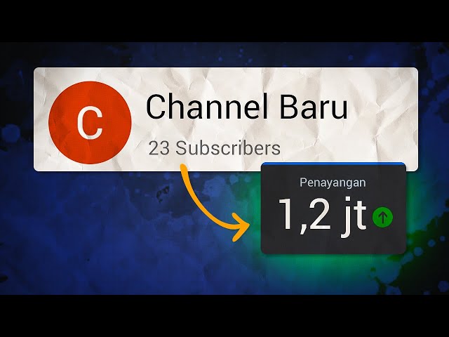 Banyak Channel Baru Meledak di YouTube (Gini Caranya!)