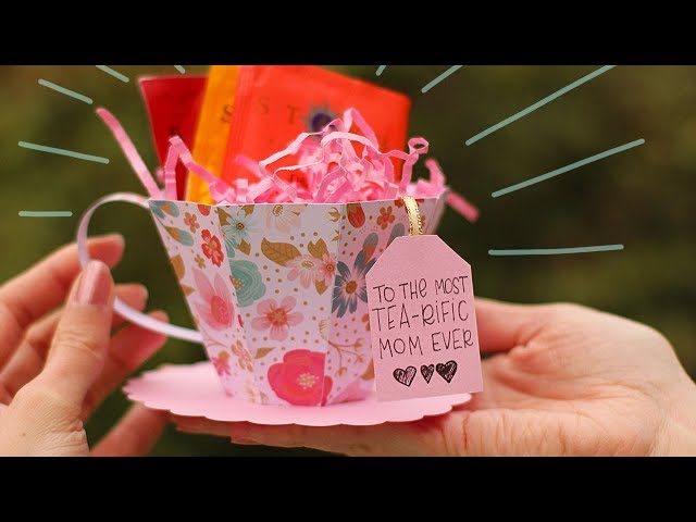 3D Paper Tea Cup Tutorial for Mother's Day 🌷 Mothers Day Crafts | DIY Gift Box
