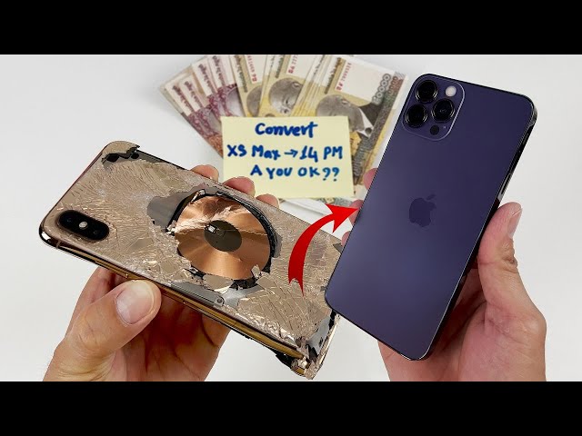 How To turn Destroyed iPhone Xs Max into a Brand New iPhone 14 Pro Max
