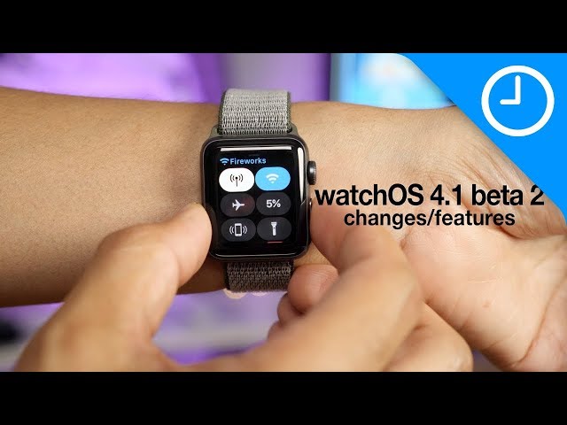 New watchOS 4.1 beta 2 features / changes! [9to5Mac]