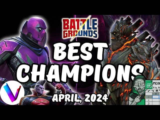 Best Champions for Battlegrounds Ranked & Tier List - April 2024 MCoC - Prowler Gladiator RG