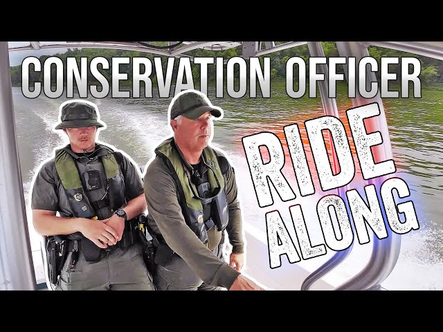 Patrolling Taylorsville Lake with Conservation Officers