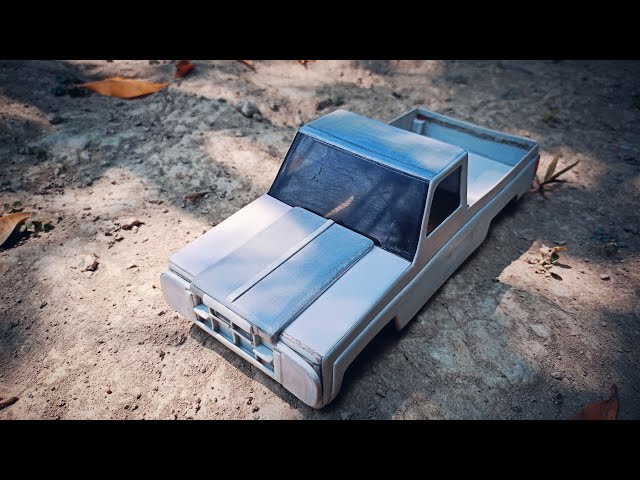 Making a  Rc Chevrolet Pickup Truck From Pvc ( part 1 )