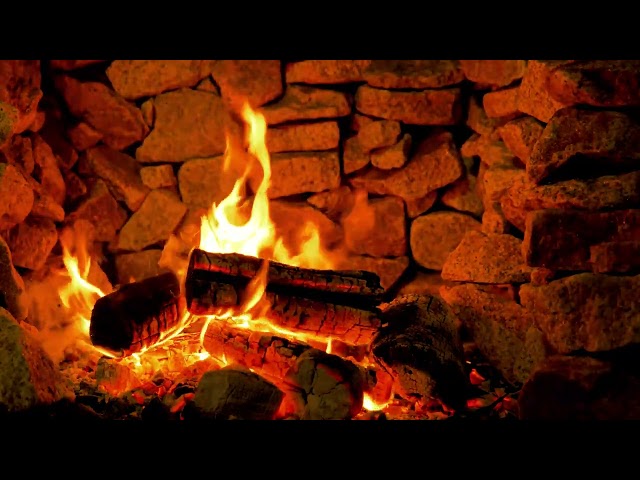 Lullaby to the Sound of a Burning Fire - Sweet, Warm, Helps You Fall into a Sweet Sleep