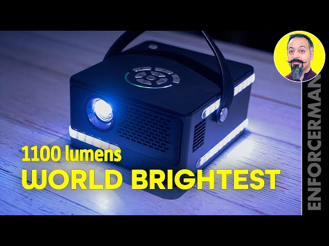 BRIGHTEST PORTABLE PROJECTOR IN THE WORLD - AAXA P6 Ultimate (Full Review)