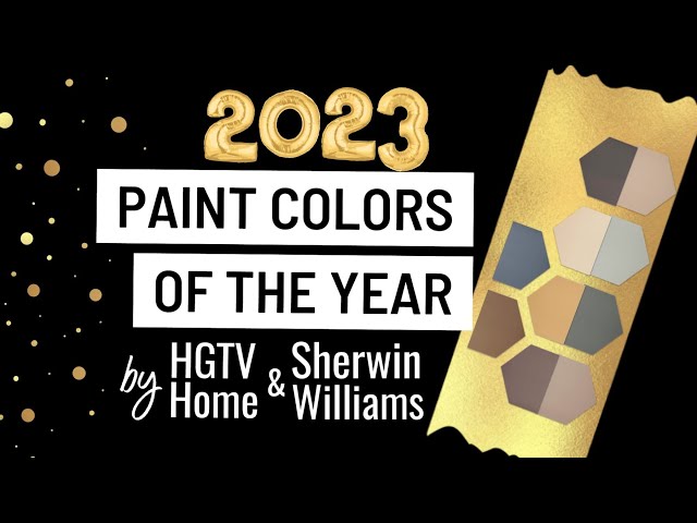 2023 Color of the Year & Color Palette Sherwin Williams & HGTV HOME