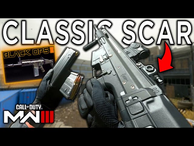Good Old Classic Black Ops 2 SCAR-H - Modern Warfare 3 Multiplayer Gameplay