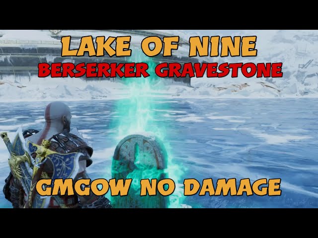Lake of Nine Berserker Gravestone - No Damage - GMGOW difficulty - God of War Ragnarok - PS5
