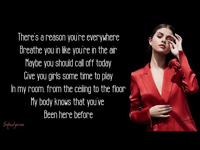 Cologne - Selena Gomez (Lyrics)
