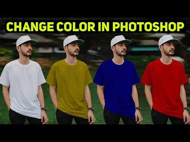 How to Change Shirt Color in Photoshop