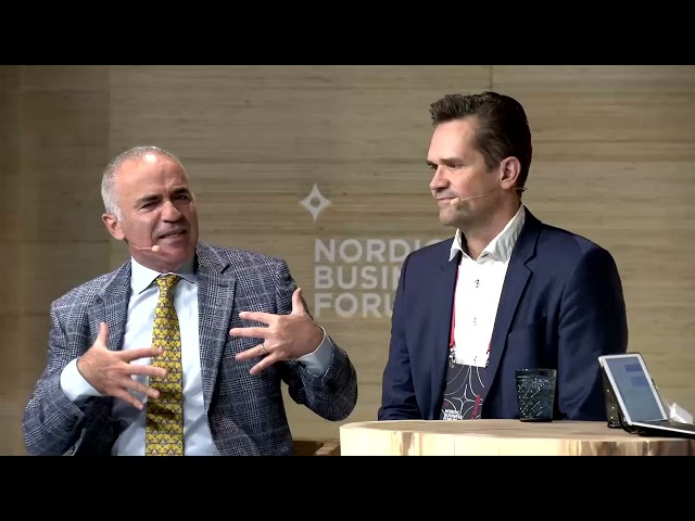 Garry Kasparov & Mika Aaltola - Interview at Nordic Business Forum 2022