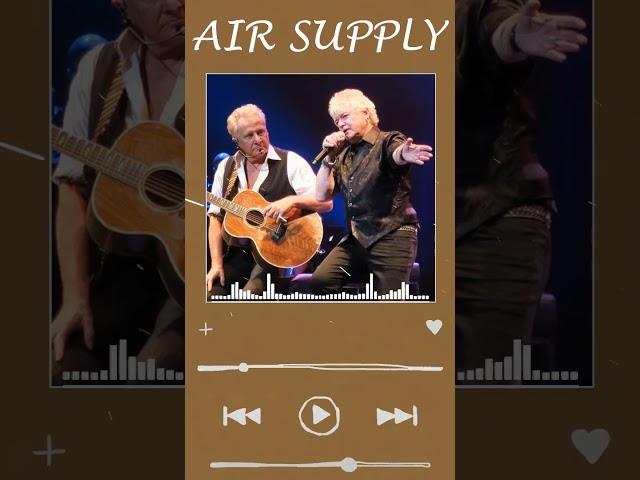 Air Supply classic soft rock songs!!! 👑 #airsupply #softrock #shorts #rock