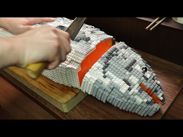 Lego In Real Life 4 - Lego Stop motion Cooking Series 3 binge viewing & ASMR