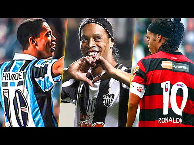 WHEN RONALDINHO HUMILIATED IN BRAZIL - Best Dribbling, Passing and Goals