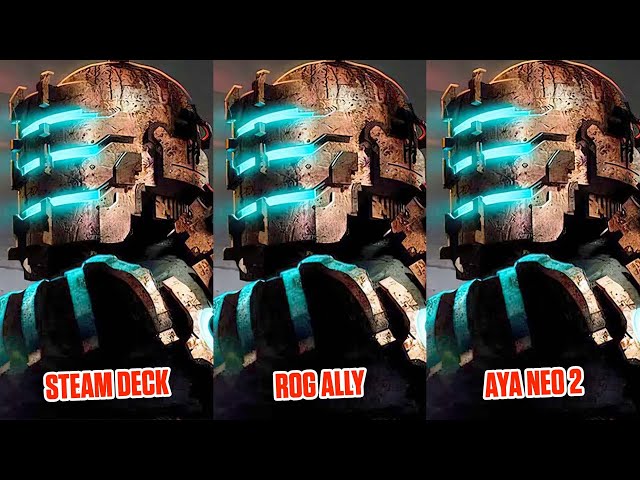 Dead Space Remake - Steam Deck vs ROG Ally vs Aya Neo 2
