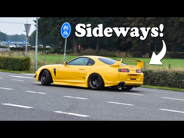 TOP 10 Toyota Supra MK4 Leaving a Carshow!!