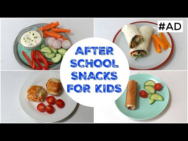 5 Savoury After School Snacks for Kids | AD